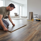 Premium 8mm Laminate Flooring - Water-Resistant, Eco-Friendly, Authentic Wood Finish for Any Room