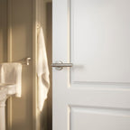 White Internal Fully Finished Smooth 2 Panel Lifestyle Moulded Door - detail view