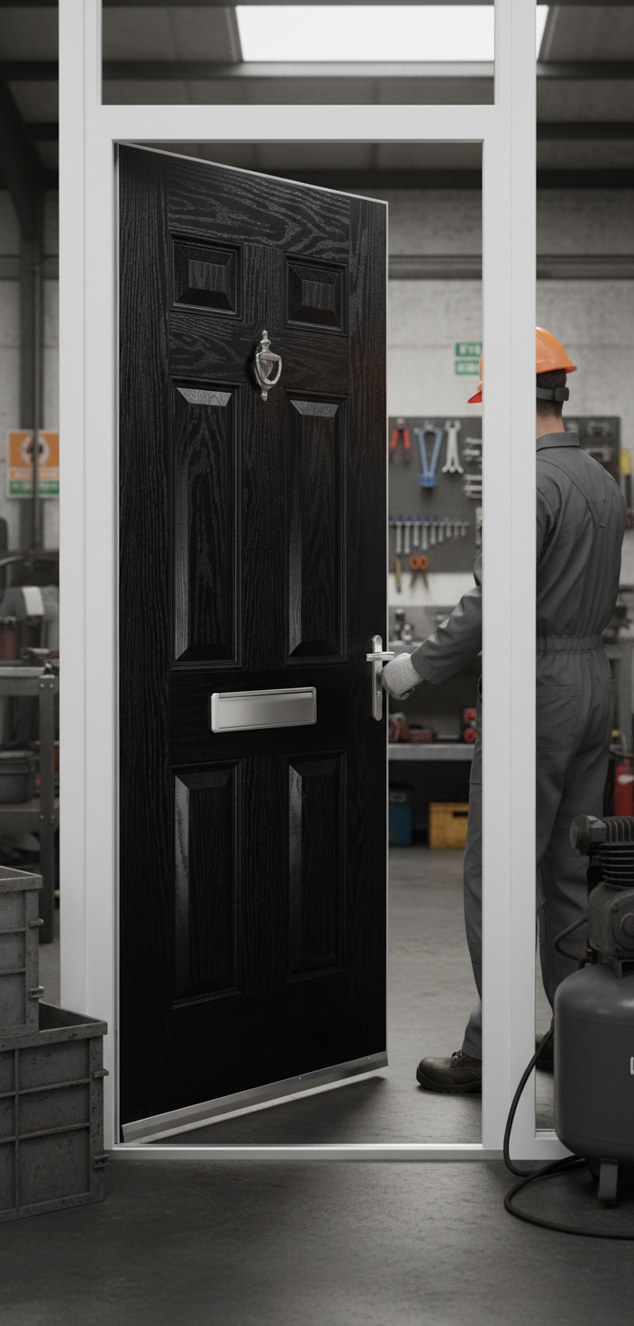 Premium External Fire Door Set with 30-Minute Fire Resistance and Versatile Color Options for Enhanced Security
