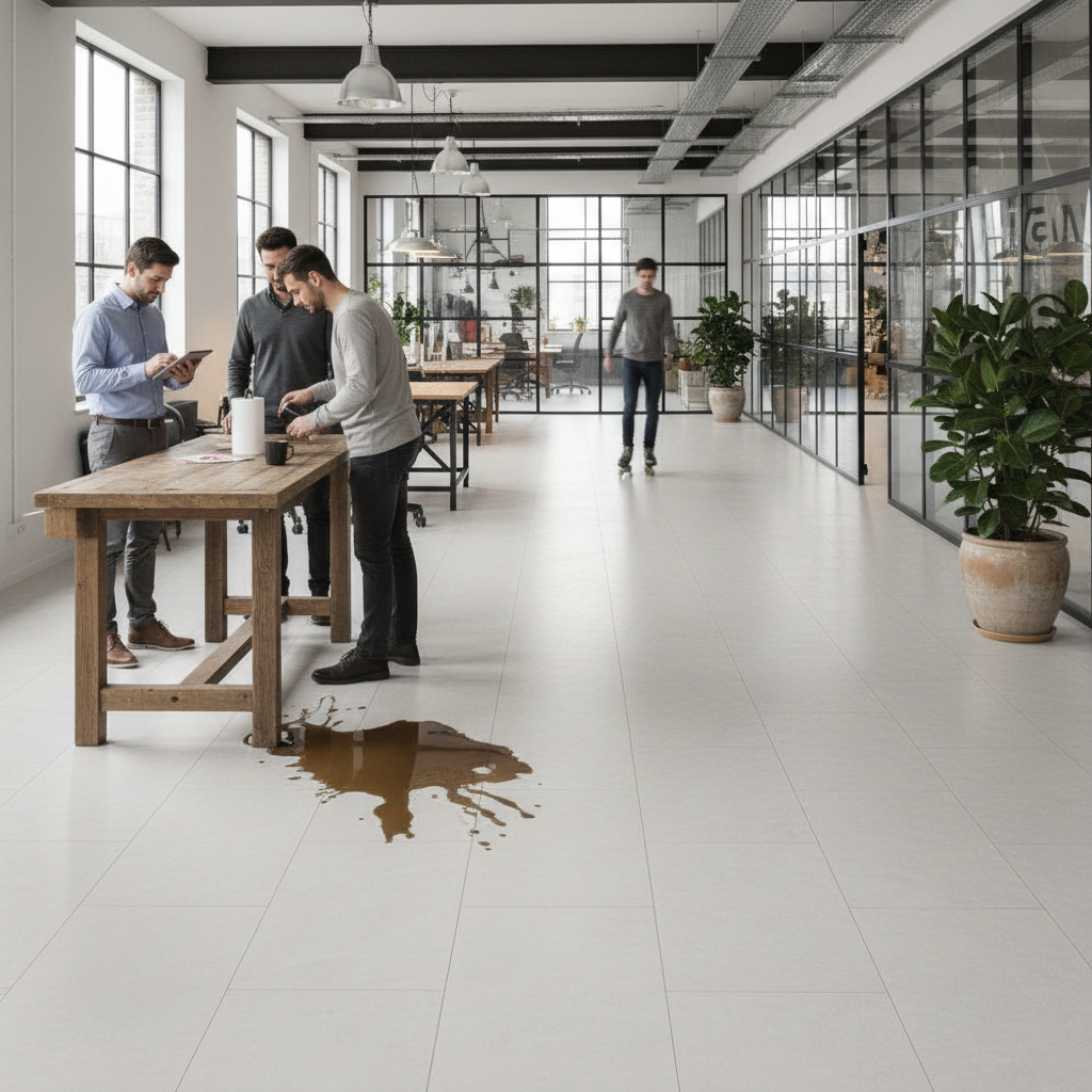 Premium 8mm Water-Resistant Tile Laminate Flooring with Ultra Matt Finish for Modern Homes