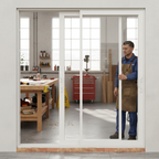 Premium 8ft Inline Sliding Doors with Multi-Point Locking System and Double Glazing for Enhanced Thermal Efficiency