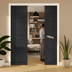 Premium Double Pocket Door Set with Galvanised Steel Frame and Adjustable Runners for Seamless Interior Transitions