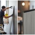 Premium Waterproof Wall Panelling End Cap with Matt Black Finish for High-Traffic Environments