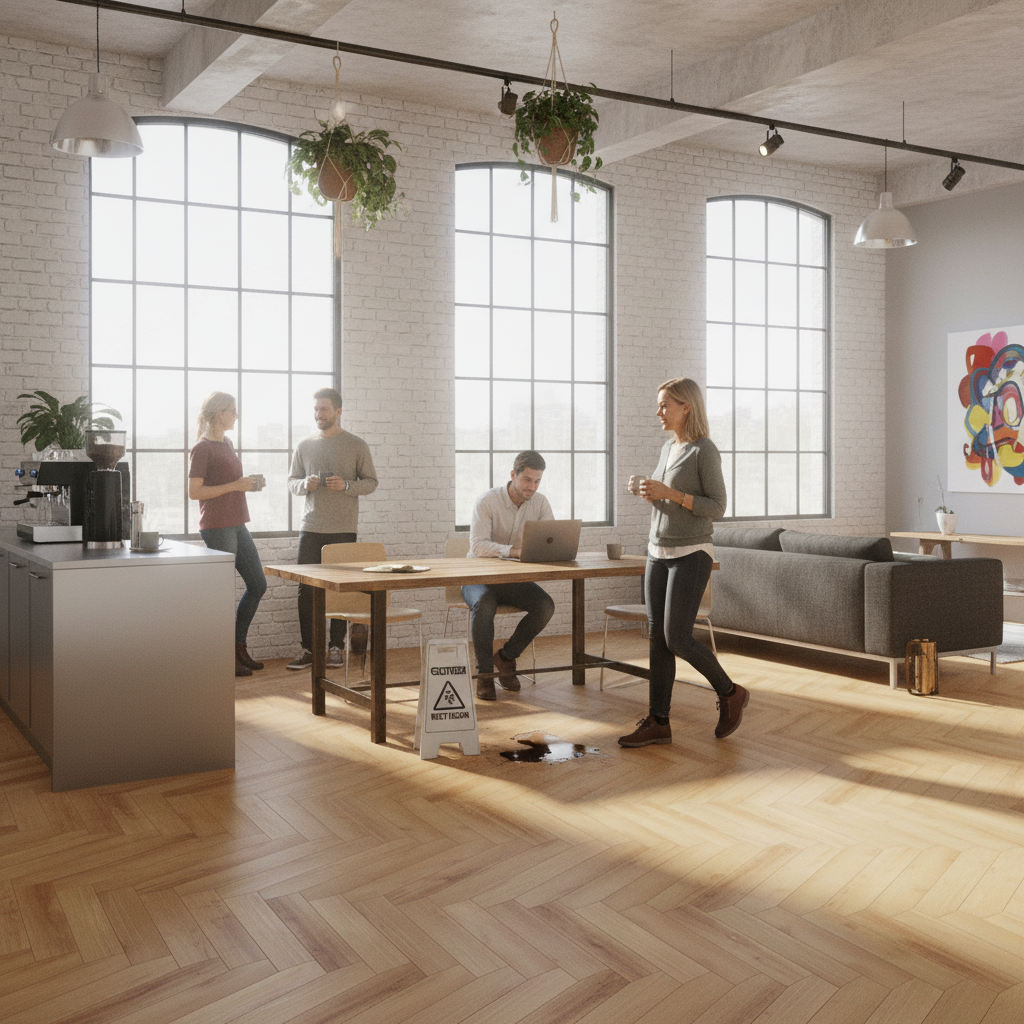 Premium 2mm UV Coated Herringbone Luxury Vinyl Flooring with Oak Effect for High-Traffic Areas