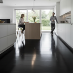 Premium 8mm High Gloss Laminate Flooring with Water-Resistant Surface for Quick Installation and Seamless Finish