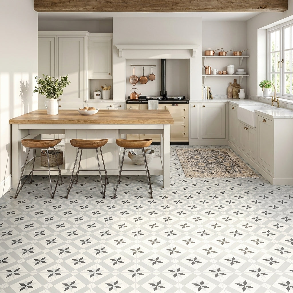 8mm Retro Water-Resistant Laminate Flooring 1179 x 394mm Square Edge