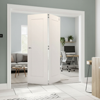 Premium White Room Divider with Top Hung Configuration and Flexible Bi-Folding Design for Customizable Space Management