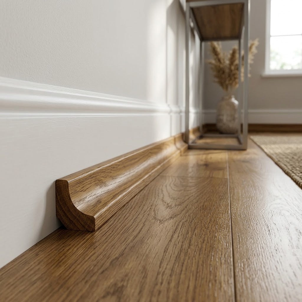 Scotia Beading 2400mm in Toffee Oak for Interior Finishing