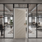 Fully Finished Internal Endure Laminate FD30 Fire Door with 30 Minutes Fire Resistance and Elegant Ivory Finish - Image 2
