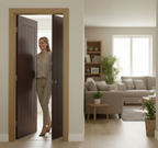 Premium Engineered Oak Double Door Lining Fully Finished with Loose Stop Laths for 35 or 40mm Doors