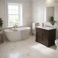 Porcelain Wall and Floor Tile, Smooth Matt Finish, 600 x 600mm, 9.5mm Thick