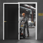 Premium Custom Made Industrial Style Door with Solid Core and Minimalist Design - High-Quality Professional Grade for Industrial and Commercial App...