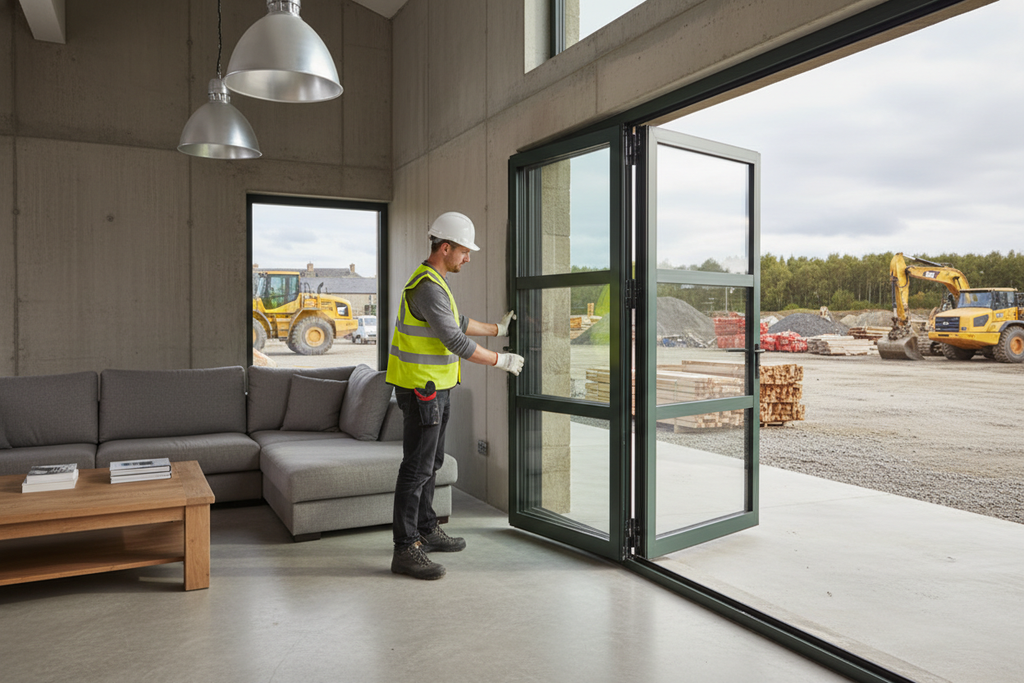 Premium Heritage Style External Bi-Folding System 10ft - Customizable with Security Features and Stylish Design