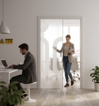 Premium Satin Glass Sliding Door System with Frame and Jambs - 10mm Glass, Easy-Clean Finish, Custom Sizes Available