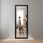 Premium Internal Fully Finished Industrial Studio Door with Clear Toughened Glass - Maximizes Natural Light and Durability - Image 2