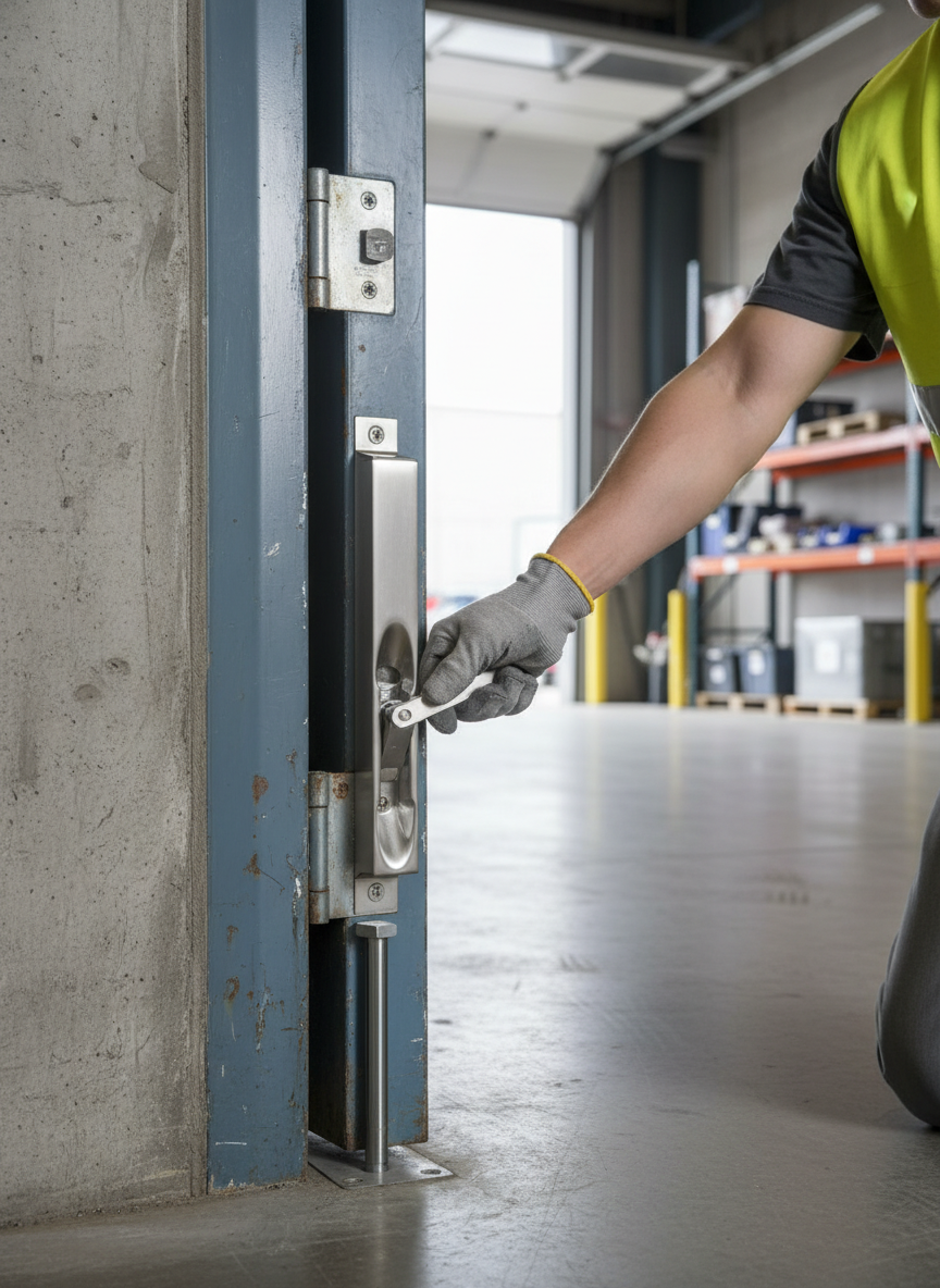 Premium Lever Action Flush Bolt with Ergonomic Design and 10-Year Guarantee for Secure Door Operation