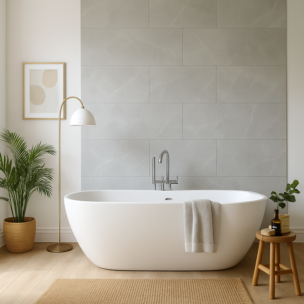 Waterproof 4mm Luxe Vision SPC Wall Panelling with UV Coating