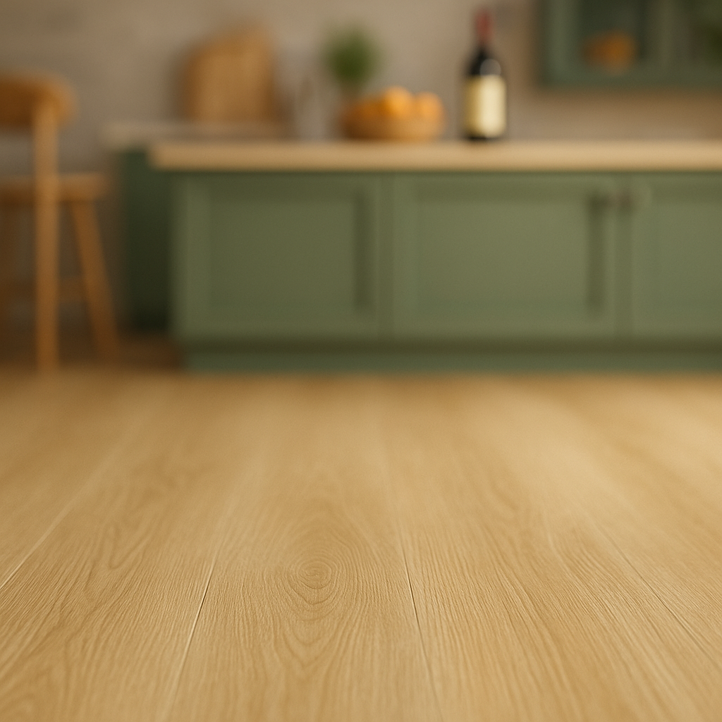 Oak Rigid Core LVT Flooring - 3.2mm Embossed UV Coated, Enderby Finish - detail view