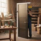 Premium Smoked Oak Internal Door - Stylish Design with Glazed and Fire Door Options