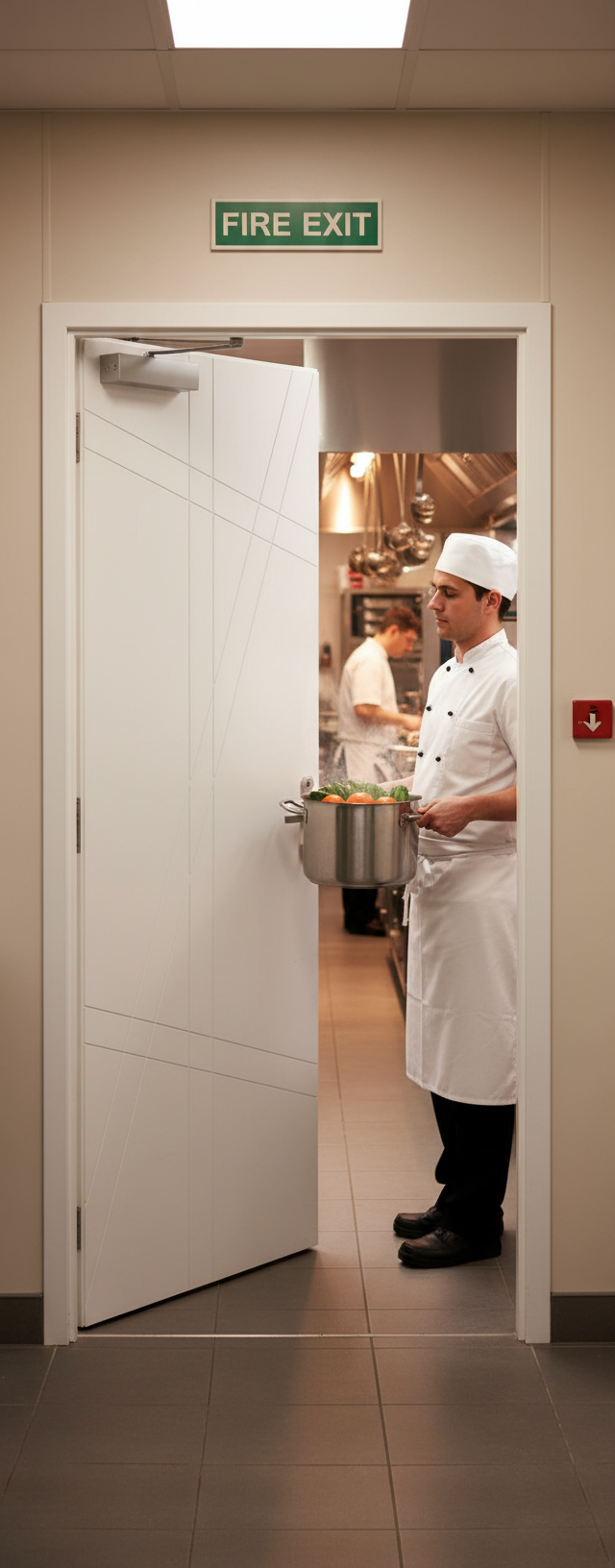 Premium Internal Fire Door with Solid Engineered Core, 30-Minute Fire Rating, and Contemporary Design for Modern Homes