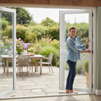 Premium 6ft Slimline White Timber External Bifold Door Set with Complete Hardware and Energy Efficiency Features