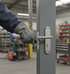 Premium Lever on Backplate Latch - Versatile Options with Keylock and Bathroom Lock Variants