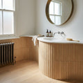 Porcelain Wall and Floor Tile Golden Clay Matt 400 x 50 x 8.3mm