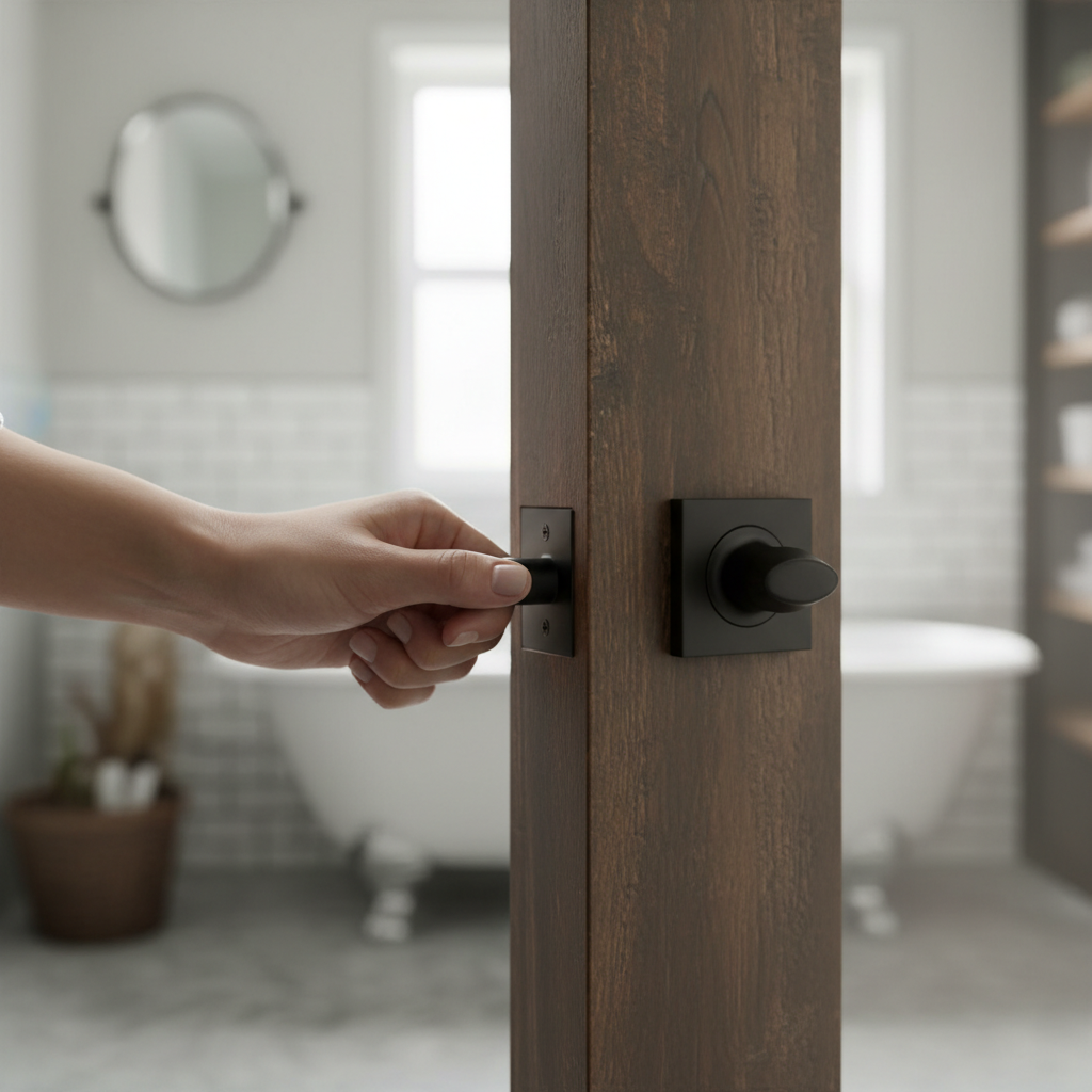 Premium Square Turn & Release Concealed Fix for Modern Bathrooms with 10-Year Guarantee and Fire Door Rating