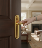 Premium Georgian Shelbourne Lever on Backplate - High-Performance Door Hardware for Enhanced Security and Style