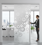 Premium Frameless Satin Glass Door with Easy-Clean Finish and 100mm Jambs, Customizable Up to 1026mm x 2040mm