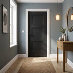 Elegance Ripley Internal Door, Fully Finished, Jet Black, Solid Core