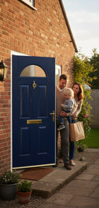 Premium External Glazed Fire Door Set with 30-Minute Fire Resistance and Secure Options