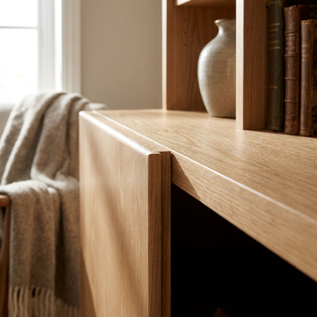 Internal Fully Finished Oak Door Pair Maker Frame - detail view