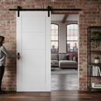 Premium Internal Moulded Ladder Sliding Door Set - Lightweight 6-Panel Design with Flexible Installation and Lifetime Guarantee