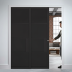 Premium Heavy Duty 4 Panel Telescopic Pocket Door System with Professional Finish and Maintenance-Free Track