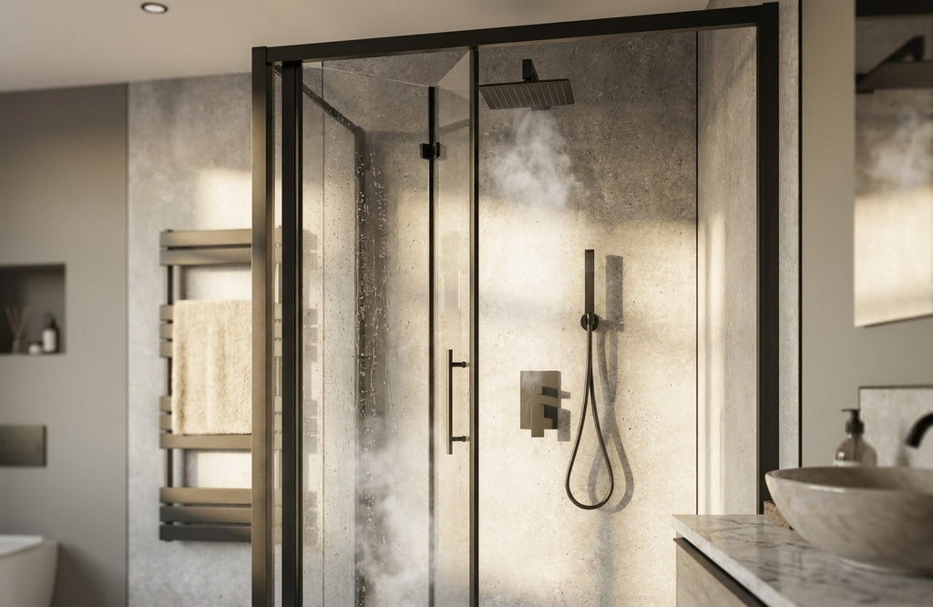 2440mm Waterproof Wall Panelling in Jurassic Silver - Alloy Construction - detail view