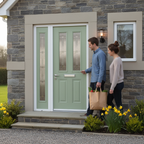 Premium Malton Composite External Door with 2 Light Design - Low Maintenance, Thermally Efficient, and Ready to Hang