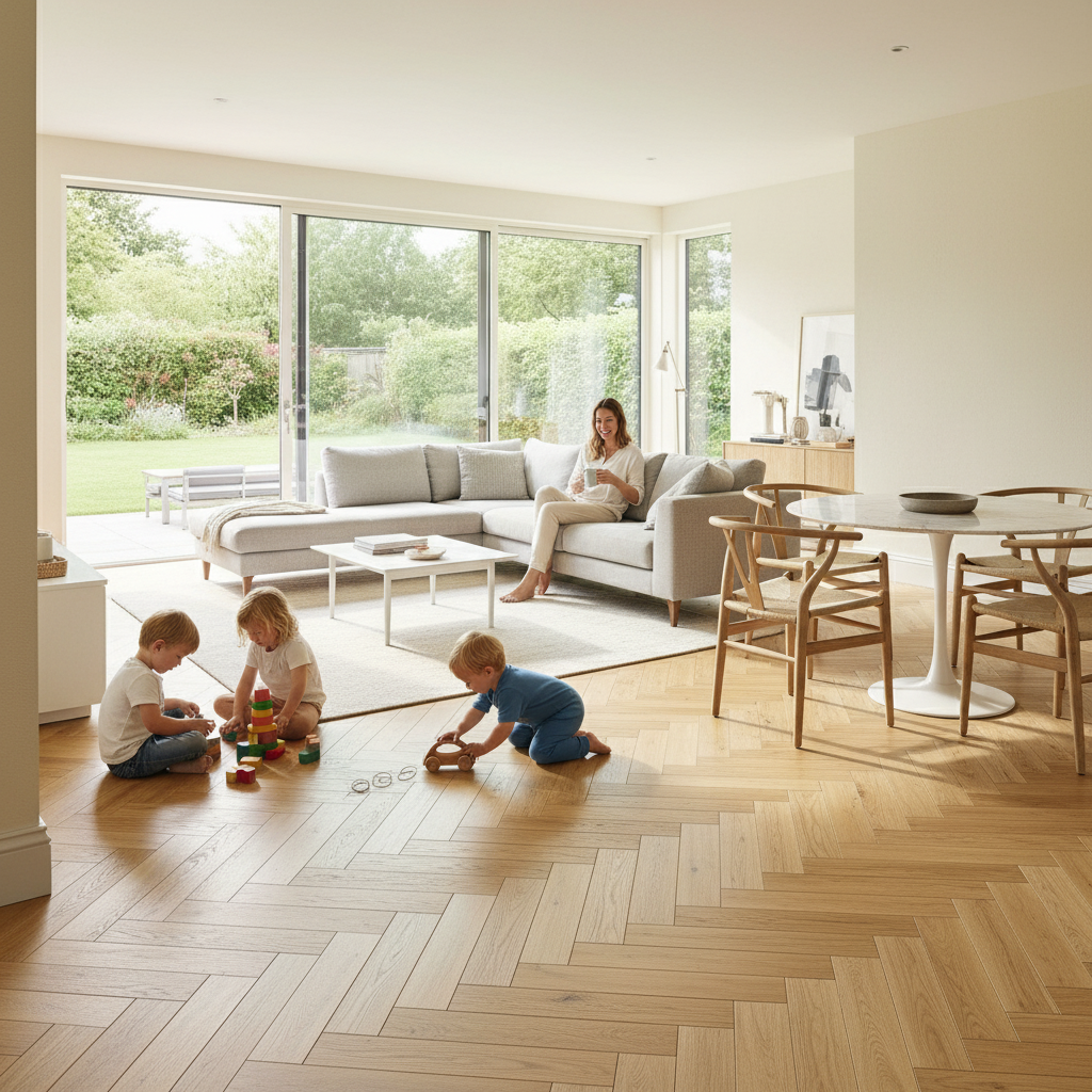 Premium 18mm Brushed and Oiled Solid Real Wood Flooring for Timeless Elegance - High-Quality Professional Grade for Industrial and Commercial Appli... - Image 2