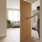 Premium Internal Oak Door with Semi-Solid Core and Prefinished Natural Grain for Contemporary Interiors
