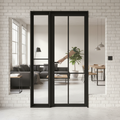 Premium Industrial Style 4L Door with Fixed Demi Panel for Modern Interiors - High-Quality Professional Grade for Industrial and Commercial Applica...