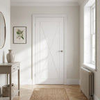 Internal White Door Primed Finish with Semi-Solid Core - Alexa Design
