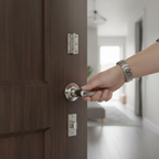 Premium Polished Chrome Door Handle Pack with Hinges and Latch Options for Stylish Home Decor