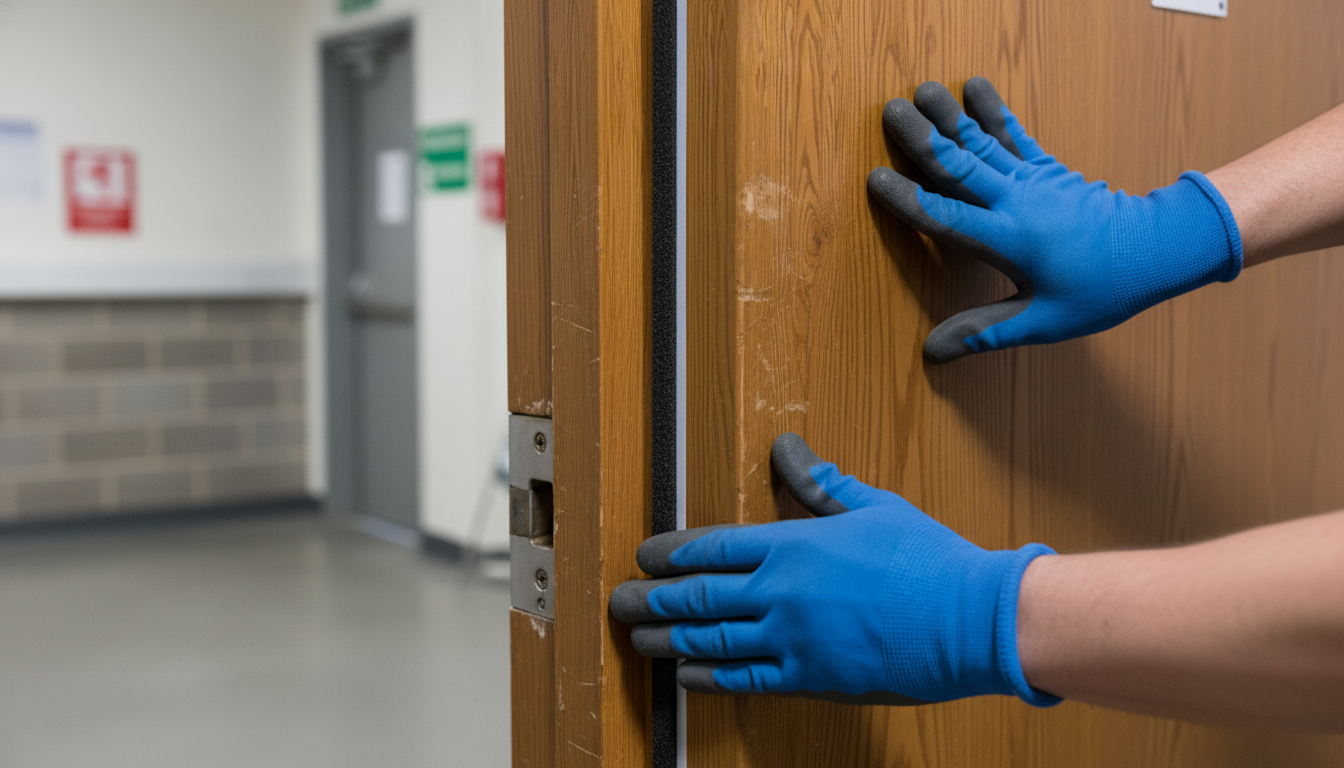 Premium Intumescent Fire & Smoke Seal for FD30 Doors - Self-Adhesive, Available in White or Brown, Length 2100mm