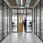 Premium Custom Made Fire Door with Half Hour Fire Rating and A-Grade Oak Veneer Finish