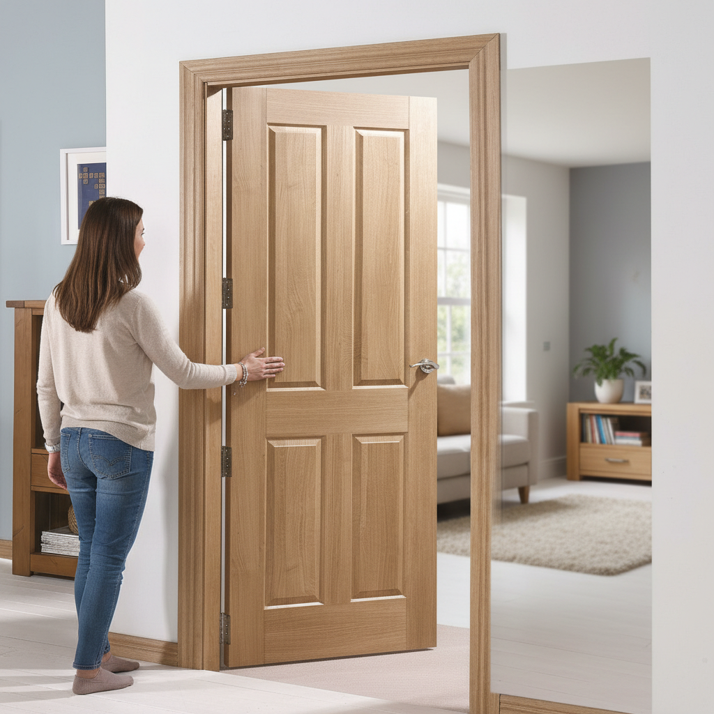 Premium Internal Oak Regency Door with Classic Victorian Design and Multiple Size Options