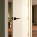 Internal White Primed Smooth Flush Door - Standard Core Finish - detail view