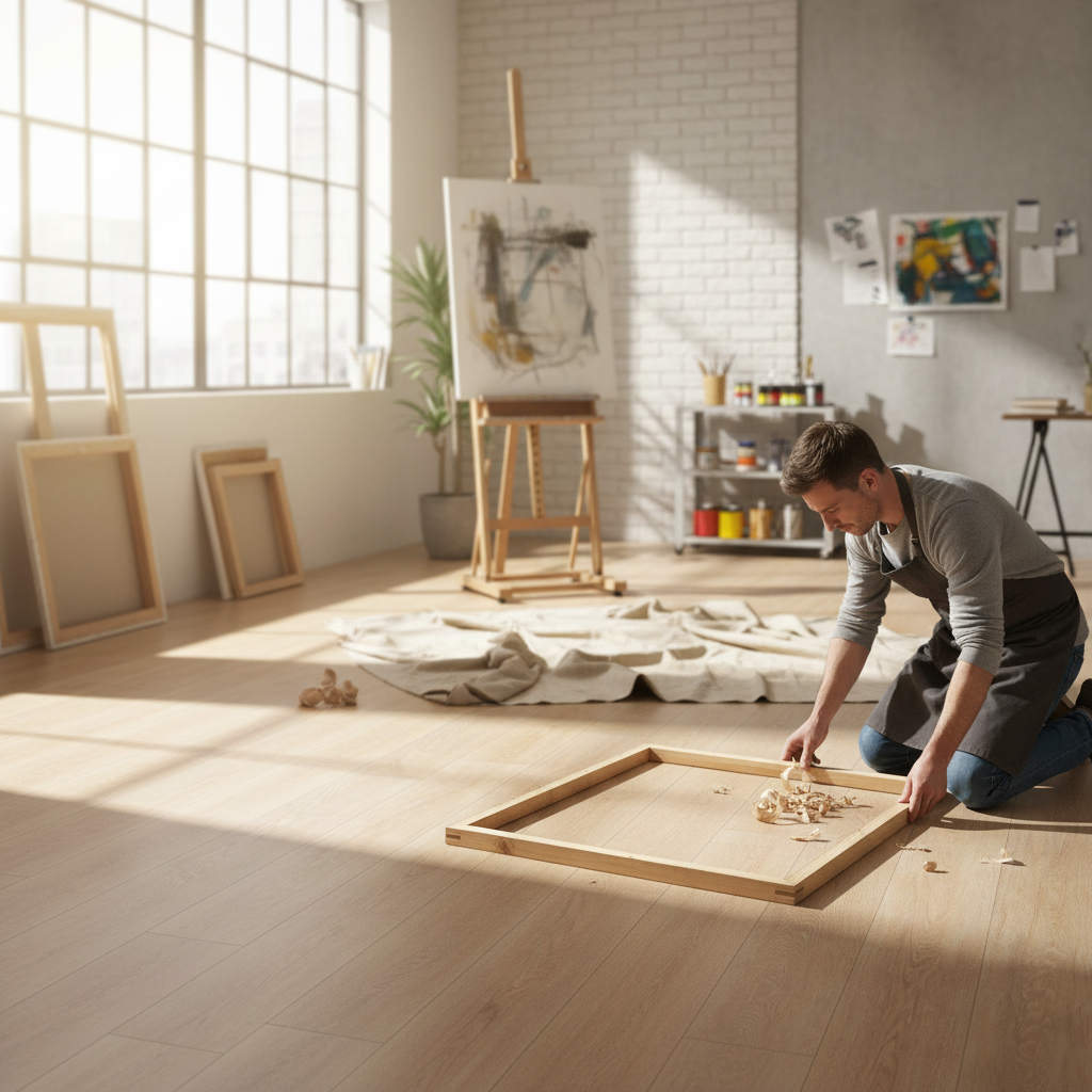 Premium 8mm Water-Resistant Laminate Flooring with Elegant Oak Effect Finish for Home and Commercial Use