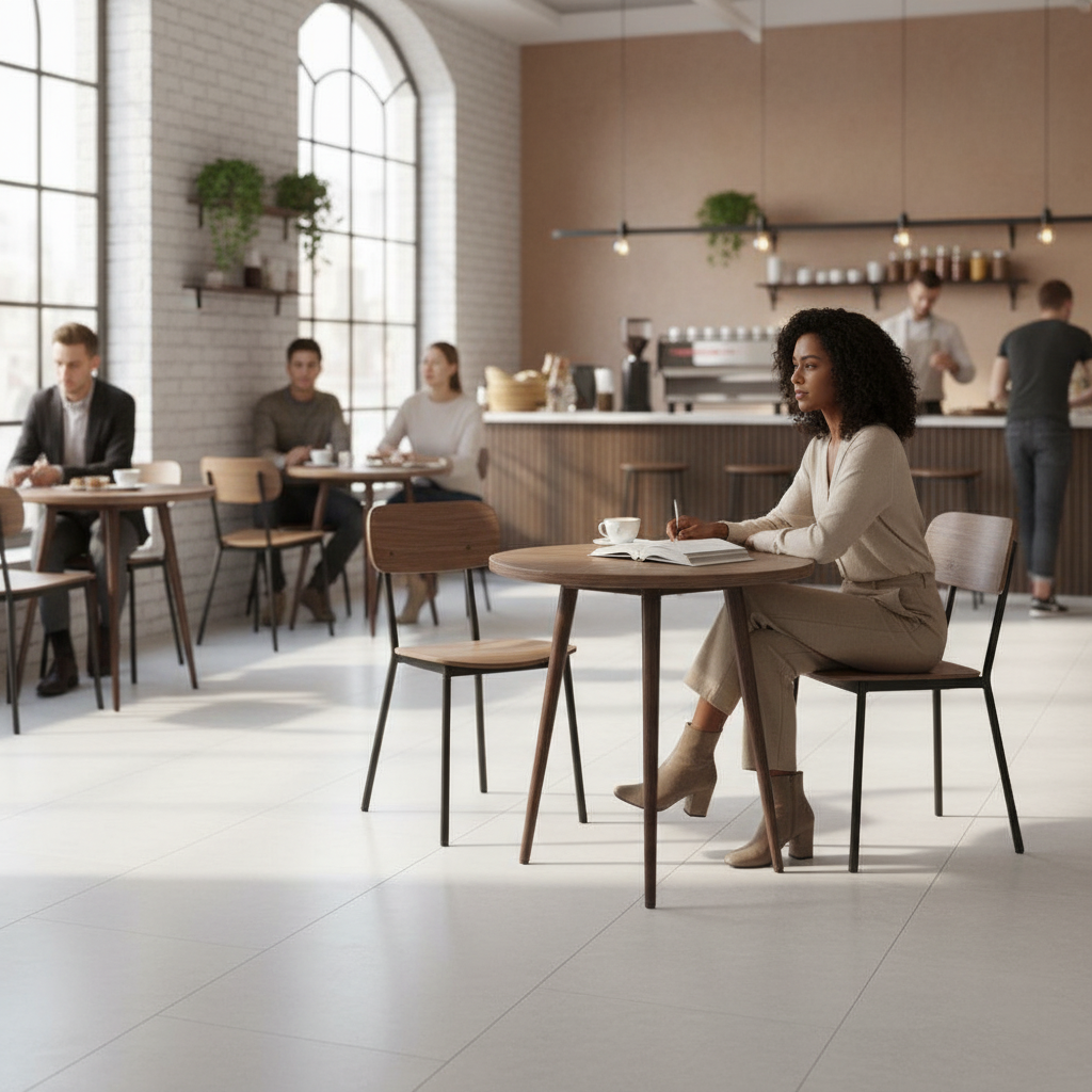 Premium 8mm Water-Resistant Tile Laminate Flooring with Ultra Matt Finish for Modern Homes