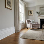Decorative Moulding White Painted Beading 2.4m 18mm x 57mm
