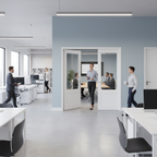 Premium Clear Glazed Double Pocket Door Set with Galvanised Steel Frame and Adjustable Jambs for Easy Installation